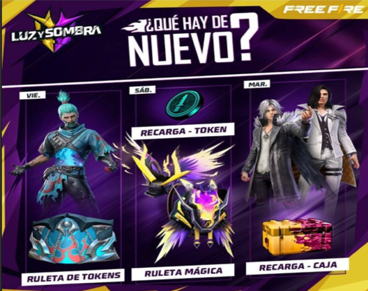 Nueva agenda semanal free fire del 14 al 21 de mayo