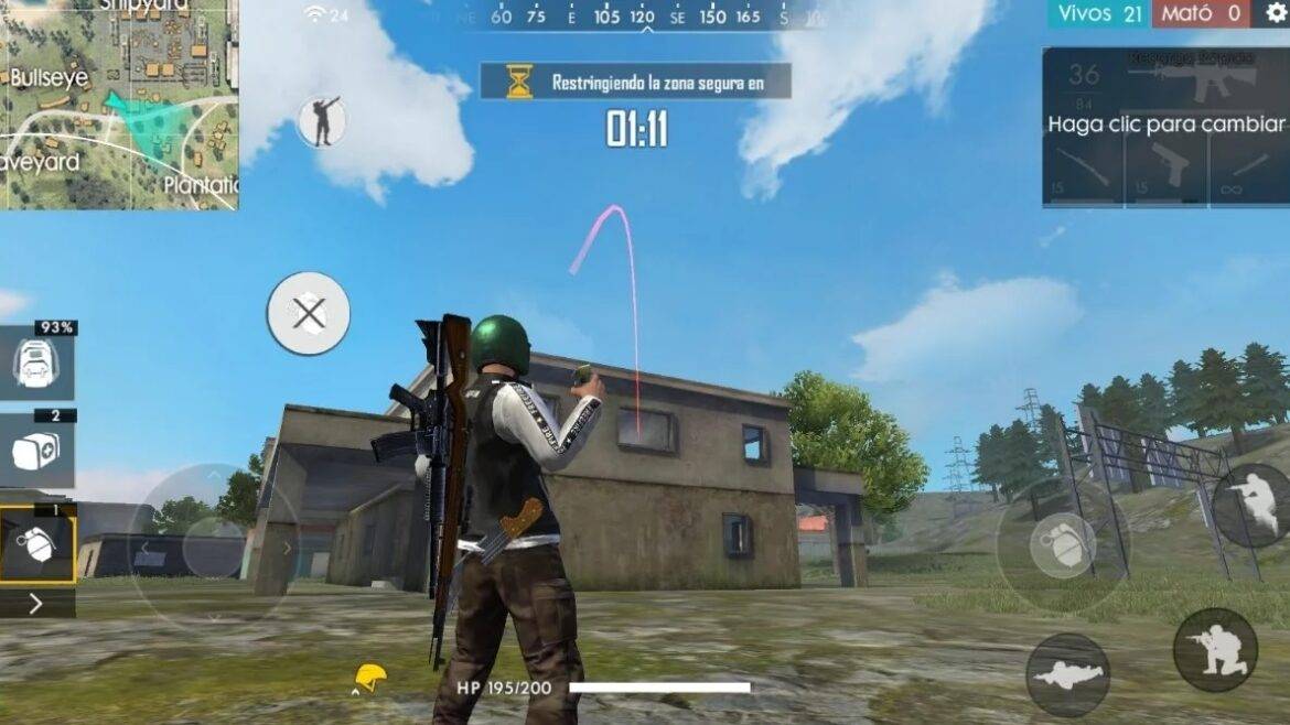usar las diferentes granadas de forma eficaz en Free Fire y ganar la partida