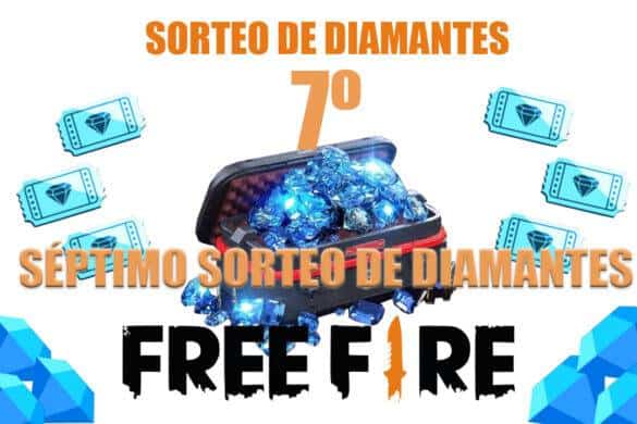 Séptimo sorteo de diamantes de free fire en lexuzplay