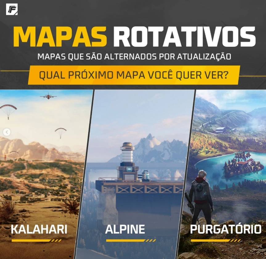 iltración en Free Fire Brasil Votación para el Nuevo Mapa Rotativo