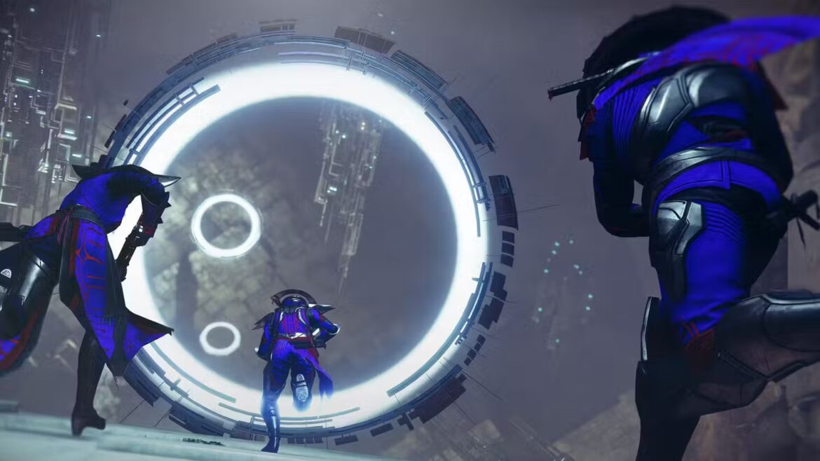 Jugadores de Destiny 2 enfrentándose a la misión exótica Encore: Overture en el Acto 3