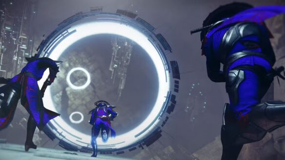 Jugadores de Destiny 2 enfrentándose a la misión exótica Encore: Overture en el Acto 3