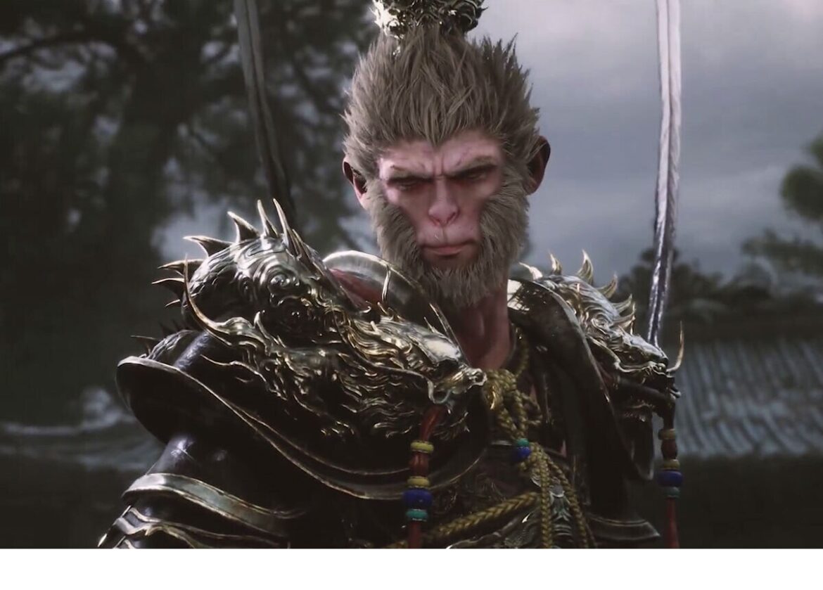 Protagonista de Black Myth: Wukong en una escena del juego.