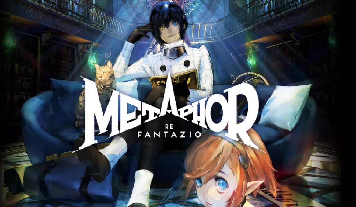 Imagen del Prologue Demo de Metaphor: ReFantazio mostrando a los personajes principales y una mazmorra.