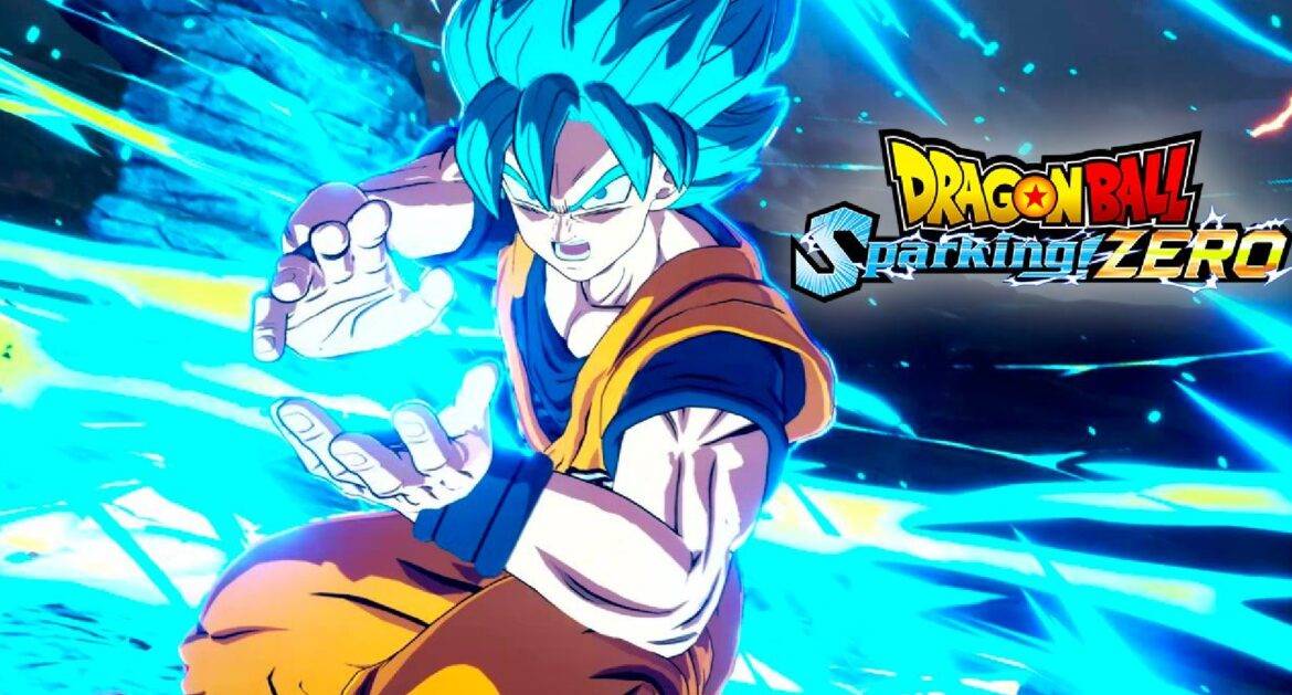 Captura de pantalla de Dragon Ball: Sparking Zero mostrando una batalla épica entre Goku