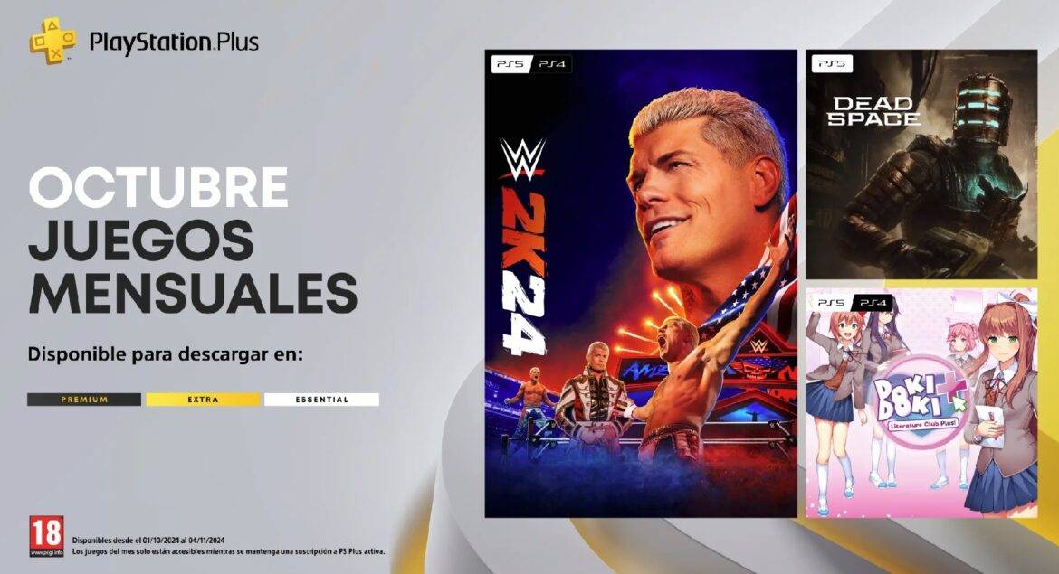 Juegos de PlayStation Plus en octubre de 2024, incluyendo Dead Island 2 y Gris
