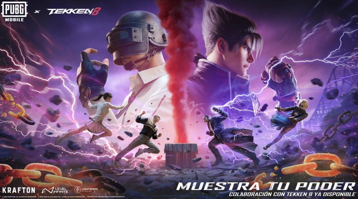 Colaboración épica entre PUBG y Tekken 8 con nuevos skins y emoticonos exclusivos